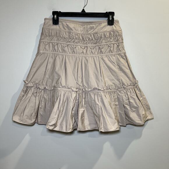 Karen Millen Tiered Ruffled Skirt Size 6 Fully Lined - Picture 1 of 8